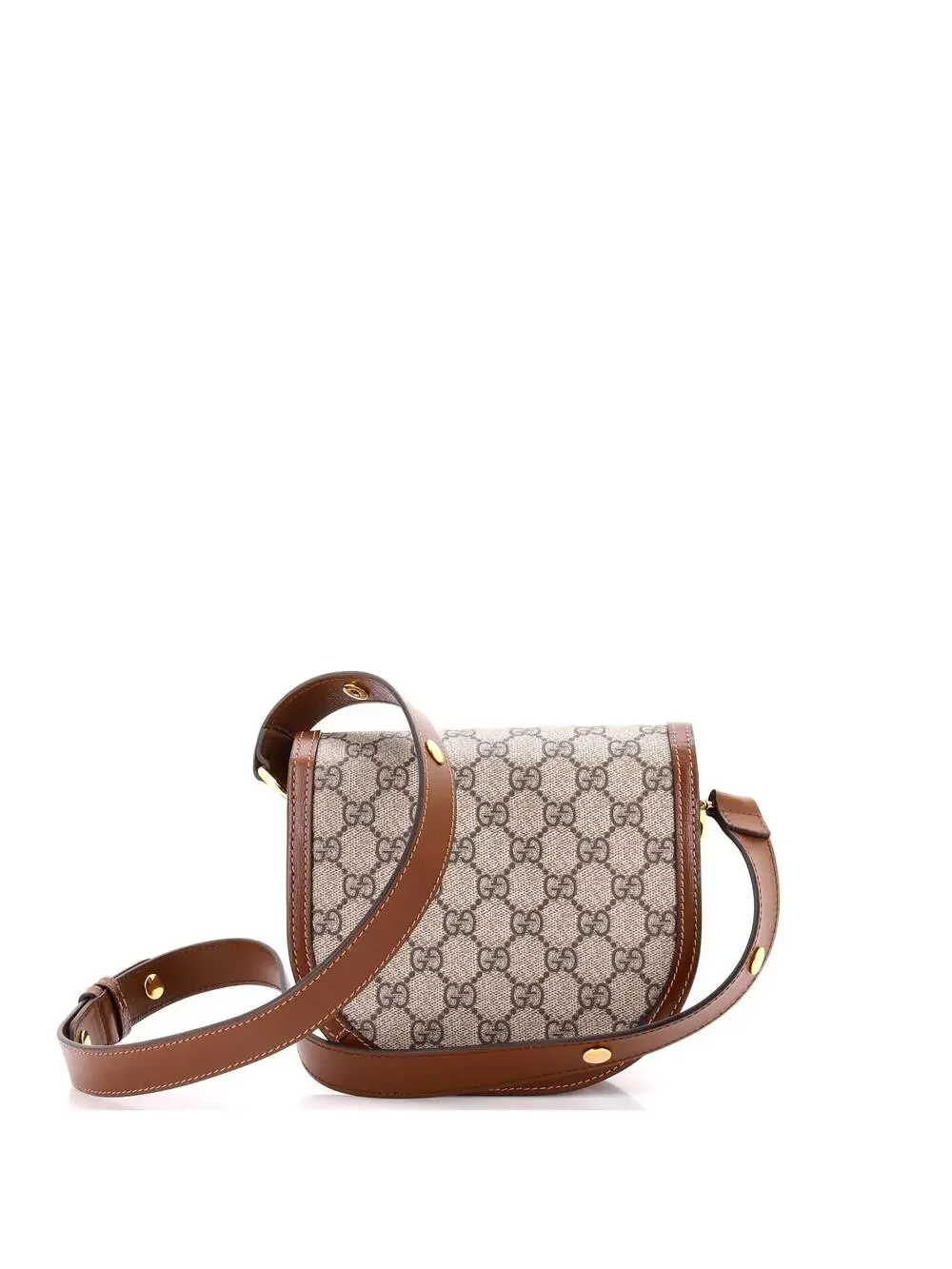 Gucci Horsebit Rounded Shoulder Bag Gg #340657G19B